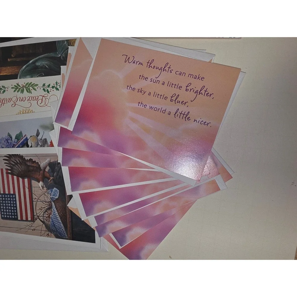 Lot‎ C Christmas Holiday Fall Greeting Cards